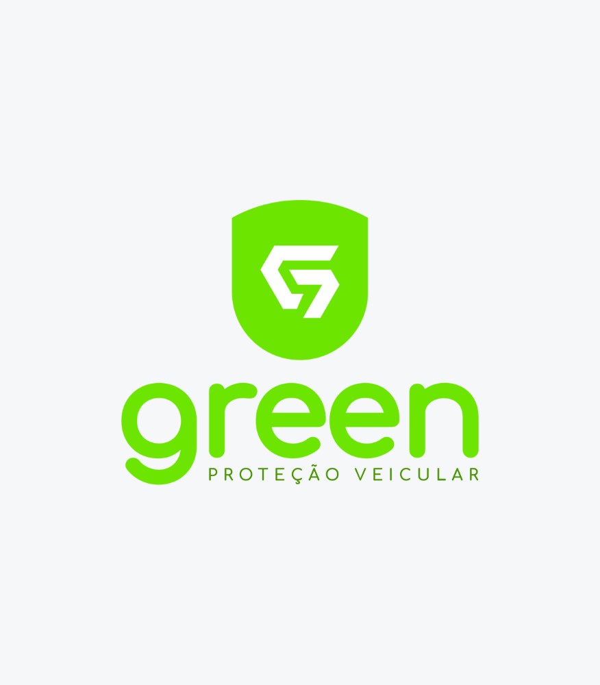 Logotipo Green Proteção Veicular
